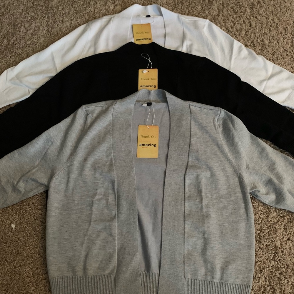 3 Pack Amazon Cardigans